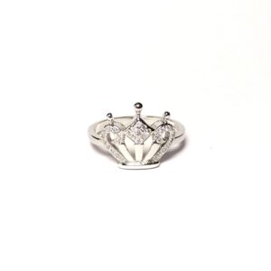 Tiara 1 – 925 CZ Princess Tiara Ring