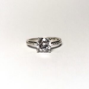 925 CZ Solitare Engagement Ring