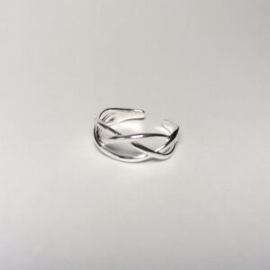 925 3 Strand Braided Ring